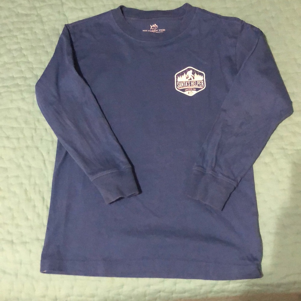 Boys Southern Tide Christmas shirt w/ Halloween tee for free - Picture 2 of 7